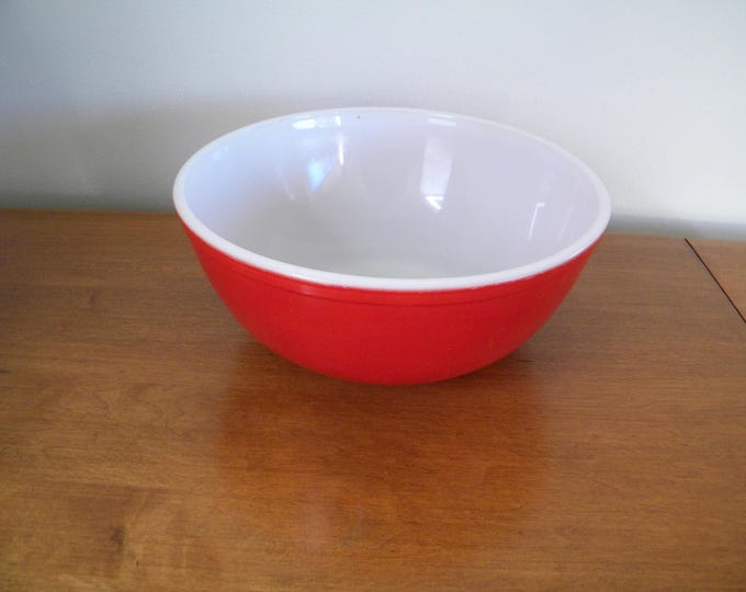 Vintage Pyrex Red Mixing Nesting Bowl 404, Friendship Red - Etsy