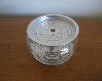 Vintage PYREX Coffee Percolator Glass Basket & Diffuser for 9 cup #7759 Replacement Part LIKE NEW