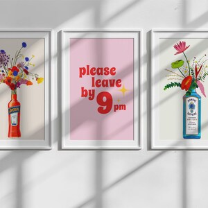 Any 3 A3 Prints Bundle Unframed, Scandi, Food, Breakfast, Colourful, Yorkshire Tea, Aperol, Wine, Alcohol, Bauhaus, Gin, Colourful, Cottage image 3