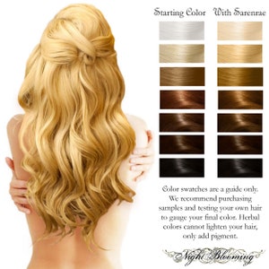 Sarenrae Blonde Hair Dye and Natural Color without henna 100g image 1