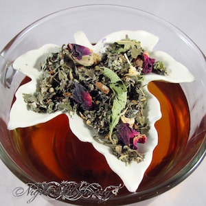 Miruvor Organic Herbal Tea for Hair Skin and Nails 6oz Hair Growth Herbs Loose Leaf Tea