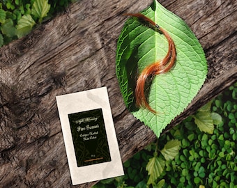 Fire Genasi: Natural Red Henna Hair Dye & Ginger Henna Hair Color 10G Sample