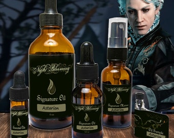 Astarion Cologne Oil & Mister Baldur's Gate 3 BG3 Roller Ball Perfume