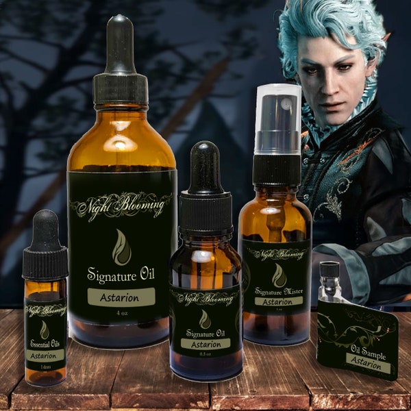 Astarion Cologne Oil & Mister Baldur's Gate 3 BG3 Roller Ball Perfume