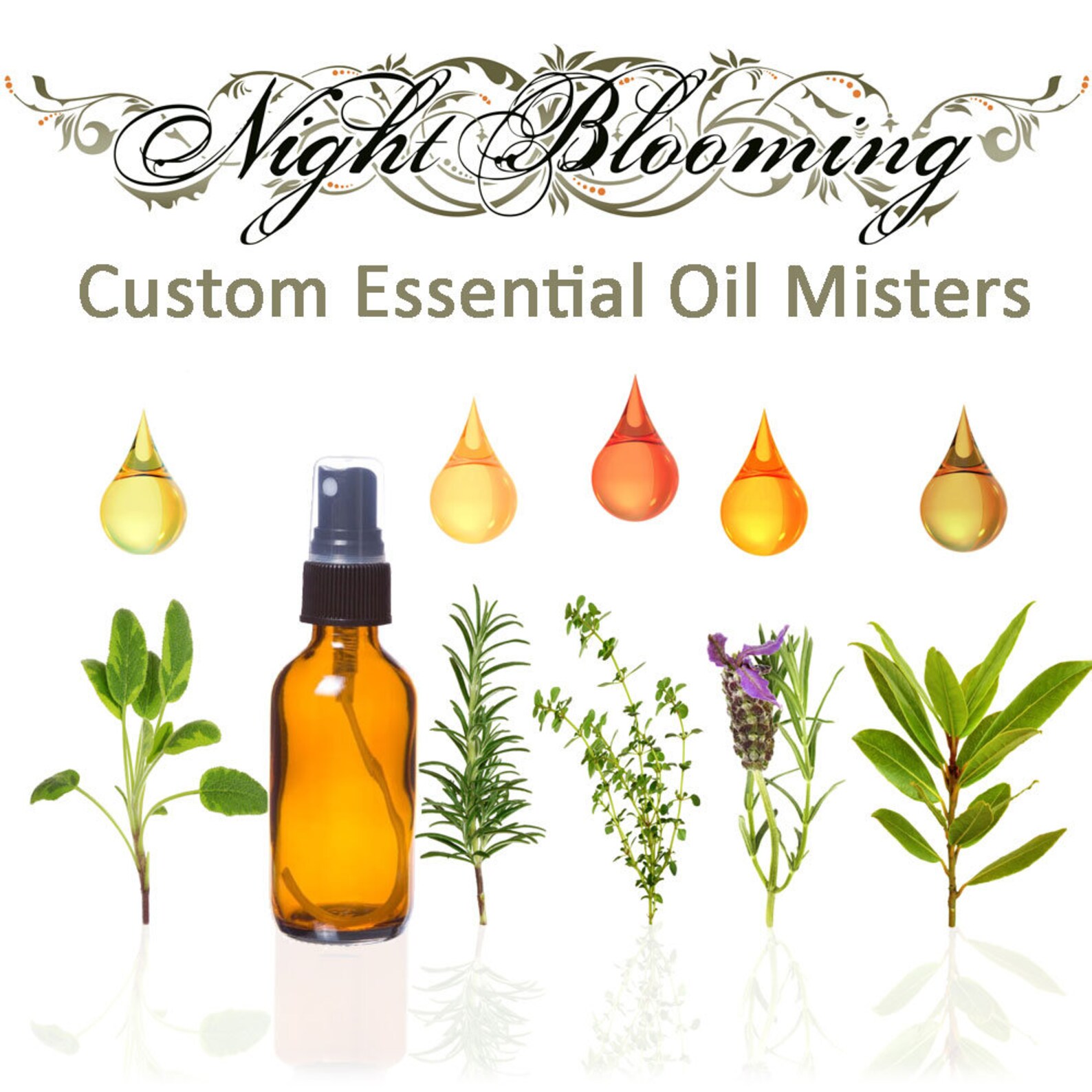 Signature Essential Oil Misters Hair Skin Self Care Etsy