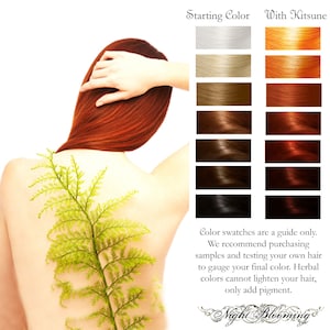 Kitsune: Red Henna Hair Dye & Organic Henna Hair Color 100g