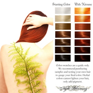 Kitsune: Red Henna Hair Dye & Organic Henna Hair Color 100g image 1