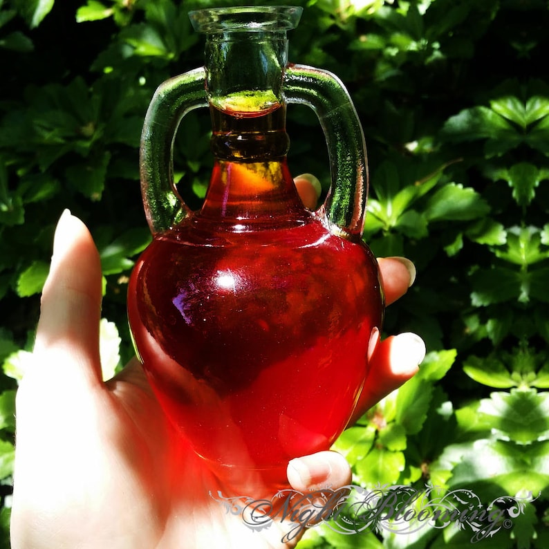 Dragon's Blood Organic Oil Dungeons & Dragons Beard Oil RPG Gift Witchcraft Altar Anointing Oil image 1
