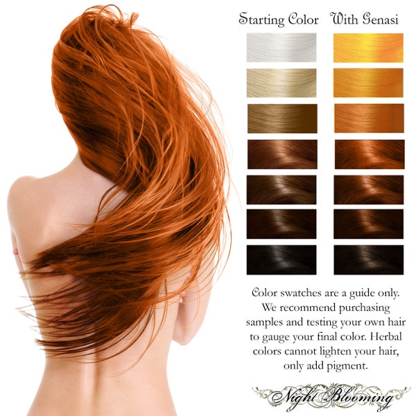 Fire Genasi: Natural Red Henna Hair Dye & Ginger Henna Hair Color 100g