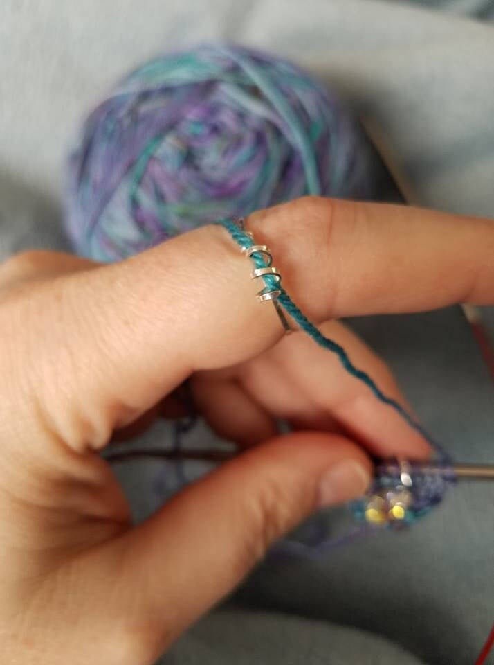 Yarn Guide - Rose Gold/Sterling Silver/Copper/Brass/Bronze - Wire - H…