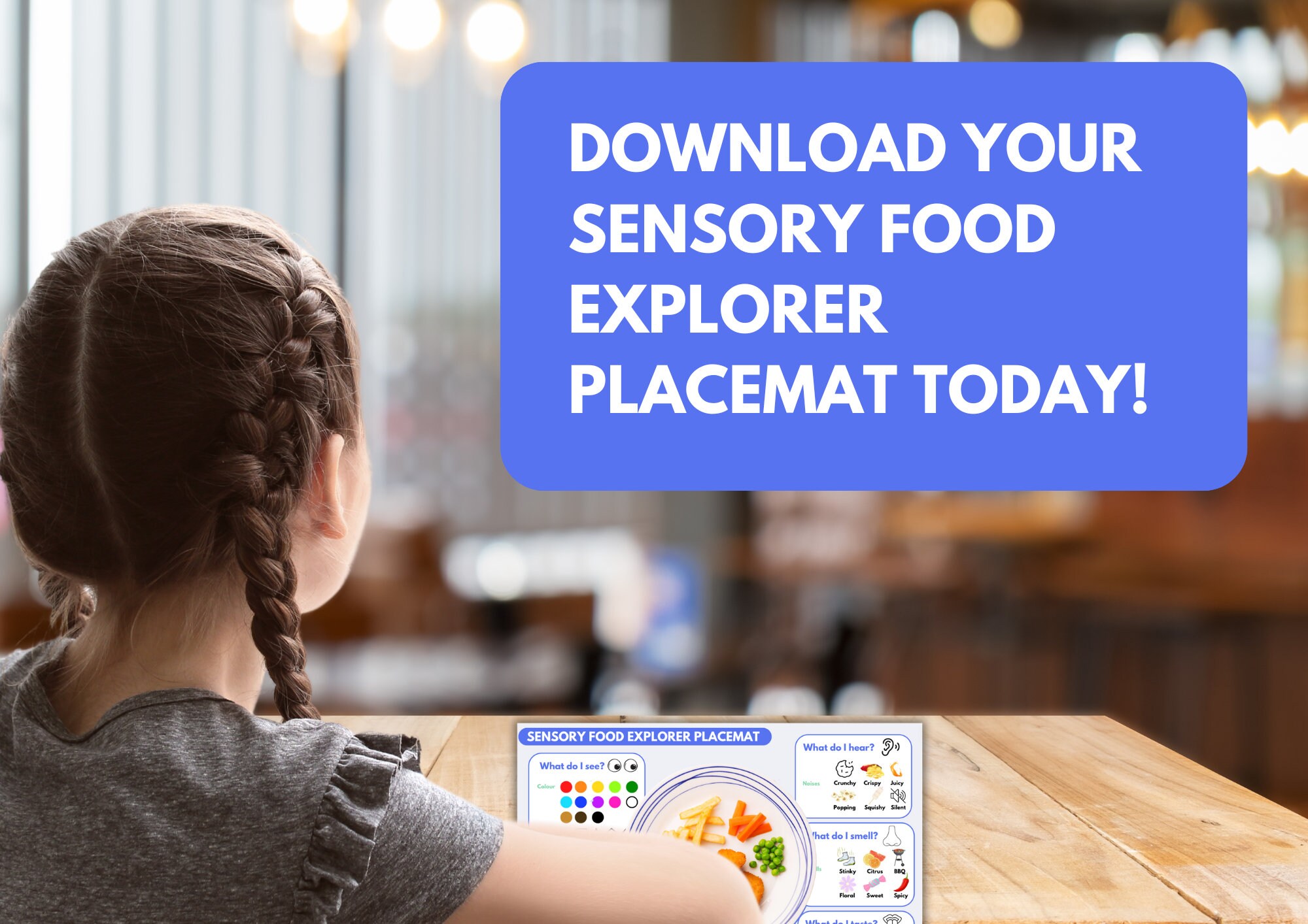 Sensory Food Explorer Placemat for Picky, Fussy or Selective Eaters Etsy