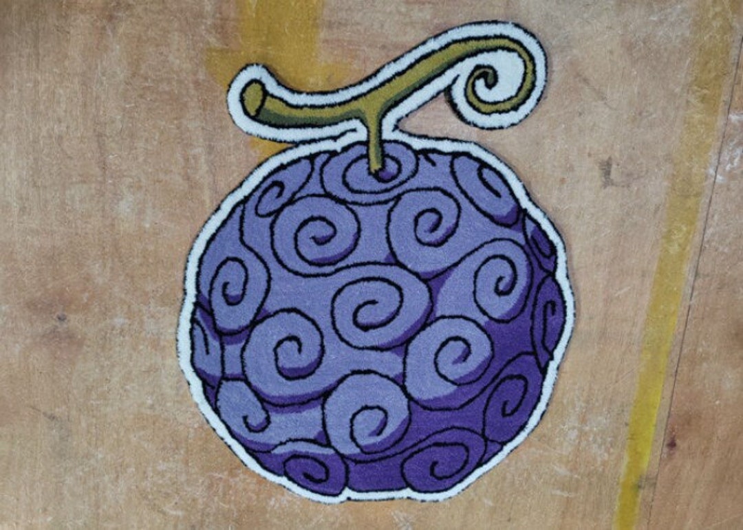 One Piece Gomu Gomu No Mi Devil Fruit Anime Rug, Gum Gum Devil Fruit