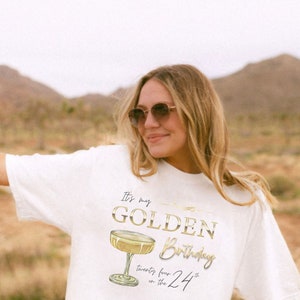 It&#39;s My Golden Birthday T-Shirt, Golden Birthday Shirt, Personalized Golden Birthday, In My Golden Birthday Era Shirt, Golden Birthday Gift