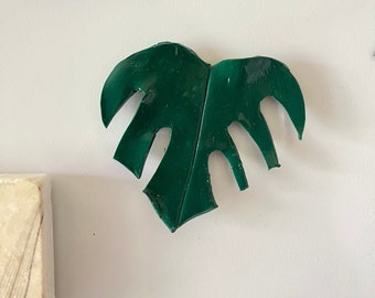 Mini Clay Monstera Leaf Magnet