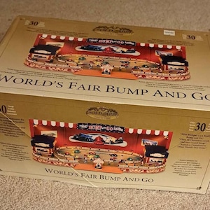Gold Label Mr. Christmas 2005 Musical World's Fair Bumper Cars - Etsy