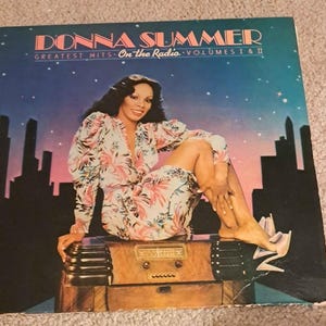 Donna Summer On the Radio 1979 Greatest Hits Volume 1 & 2 with Poster