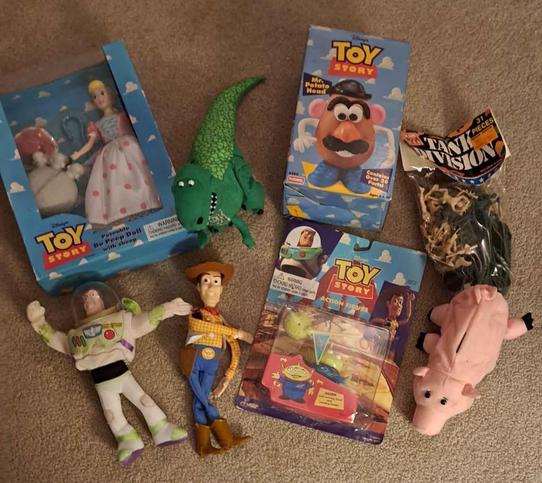 Toy Story 1995 Vintage Character Collection. Items Not Sold