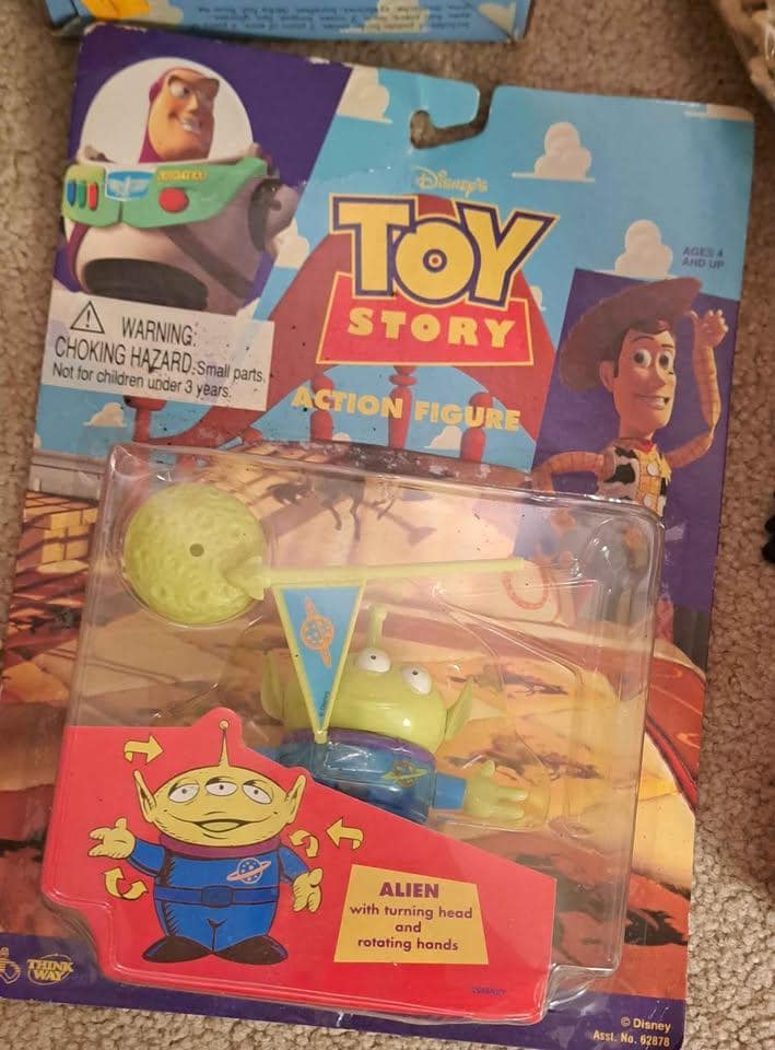 Toy Story 1995 Vintage Character Collection. Items Not Sold