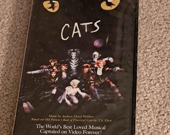 Cats 1998 VHS Tape Direct-to-Video Film Adaption of the Musical Cats