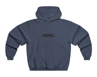 Sweat à capuche homme « NOPE »