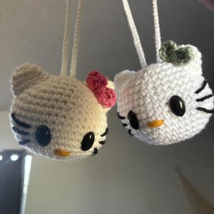 Kitty Head Car Hanging