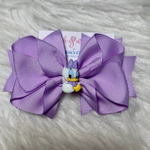 Over the Top Character Themed Hair Bow Baby Daisy Duck