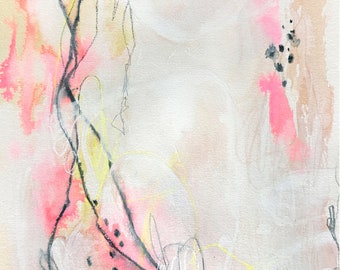 Abstract mixed media giclée art print No. 3