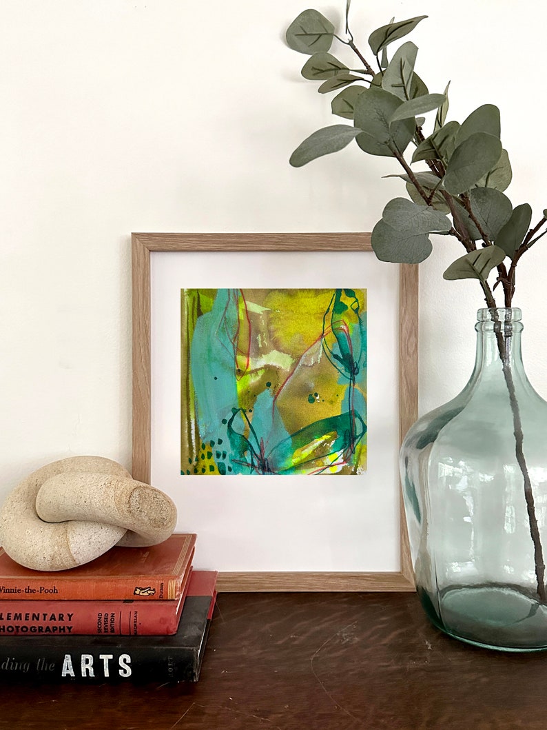 Abstract mixed media giclée art print No. 67 image 3