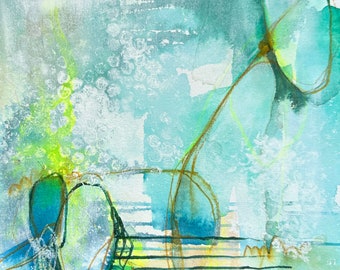 Abstract mixed media giclée art print No. 40