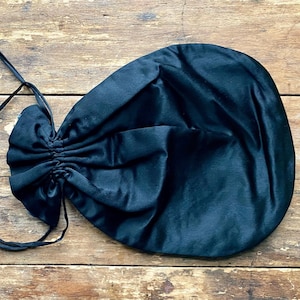 Victorian Satin Drawstring Bag