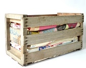 Vintage Slatted Wood Melon Crate