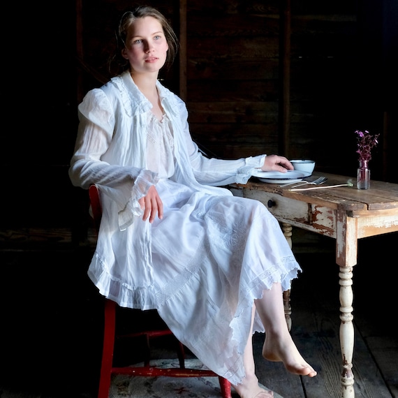 Victorian Faded Calico Romantic Jacket XS
