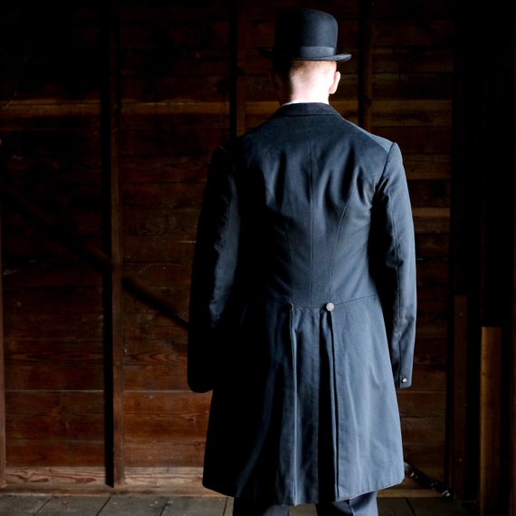 Edwardian Era 1904 Men's Frock Coat Medium Size