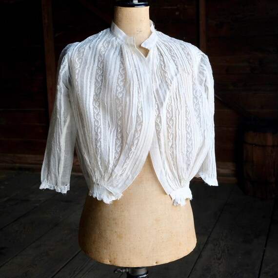 Antique Child's White Lace Blouse