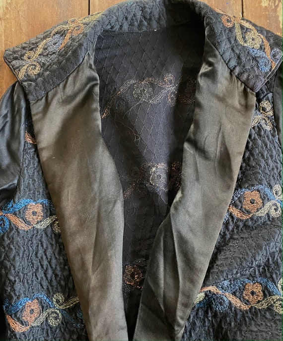 1920s Quilted Jacket Size Small - image 9