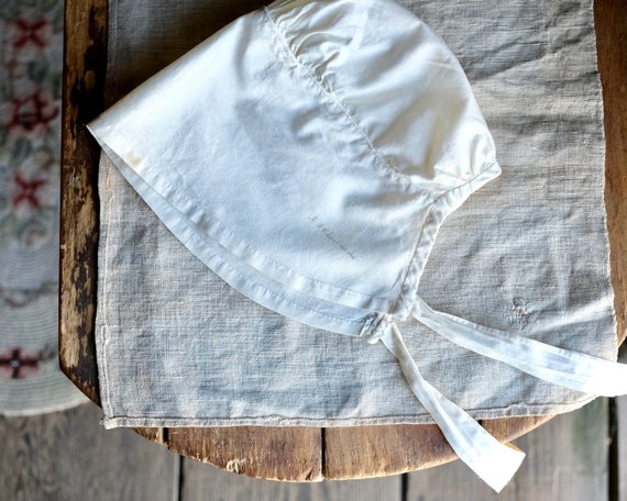 1840s Homespun Child's Cap