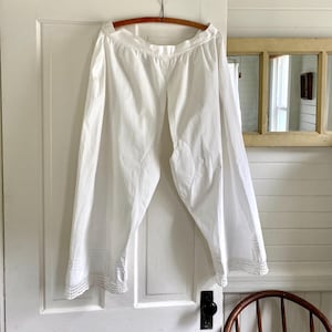 Edwardian Split Leg Bloomers Size Large 35&quot; Waist