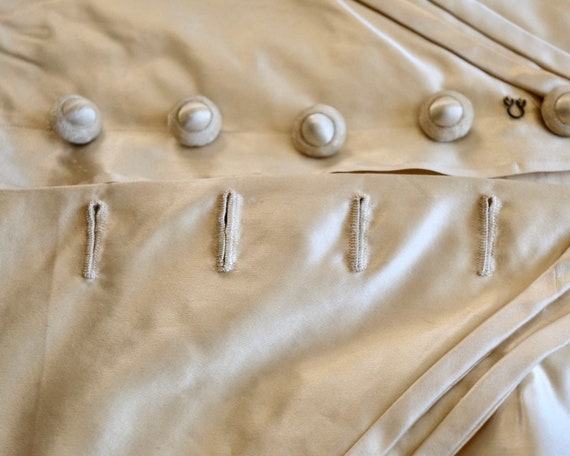 Antique 1850s Silk Satin Bodice - image 6