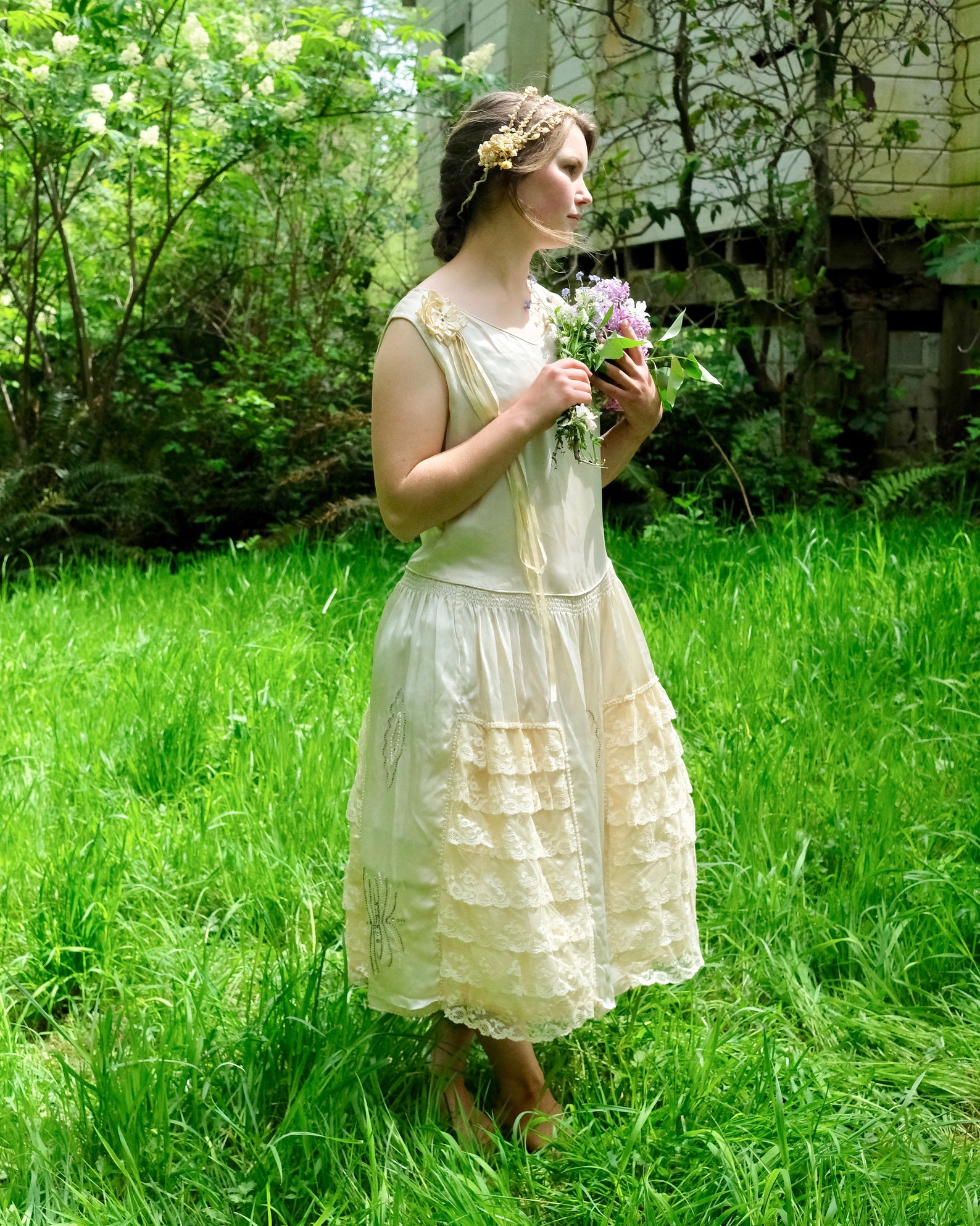 1920s Robe De Style Wedding Dress Etsy