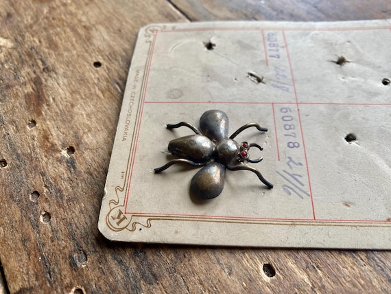 New Old Stock Insect Bug Brooch - image 8