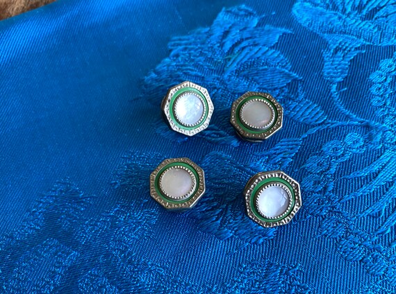 1910s Snap Link Cuff Links - image 7