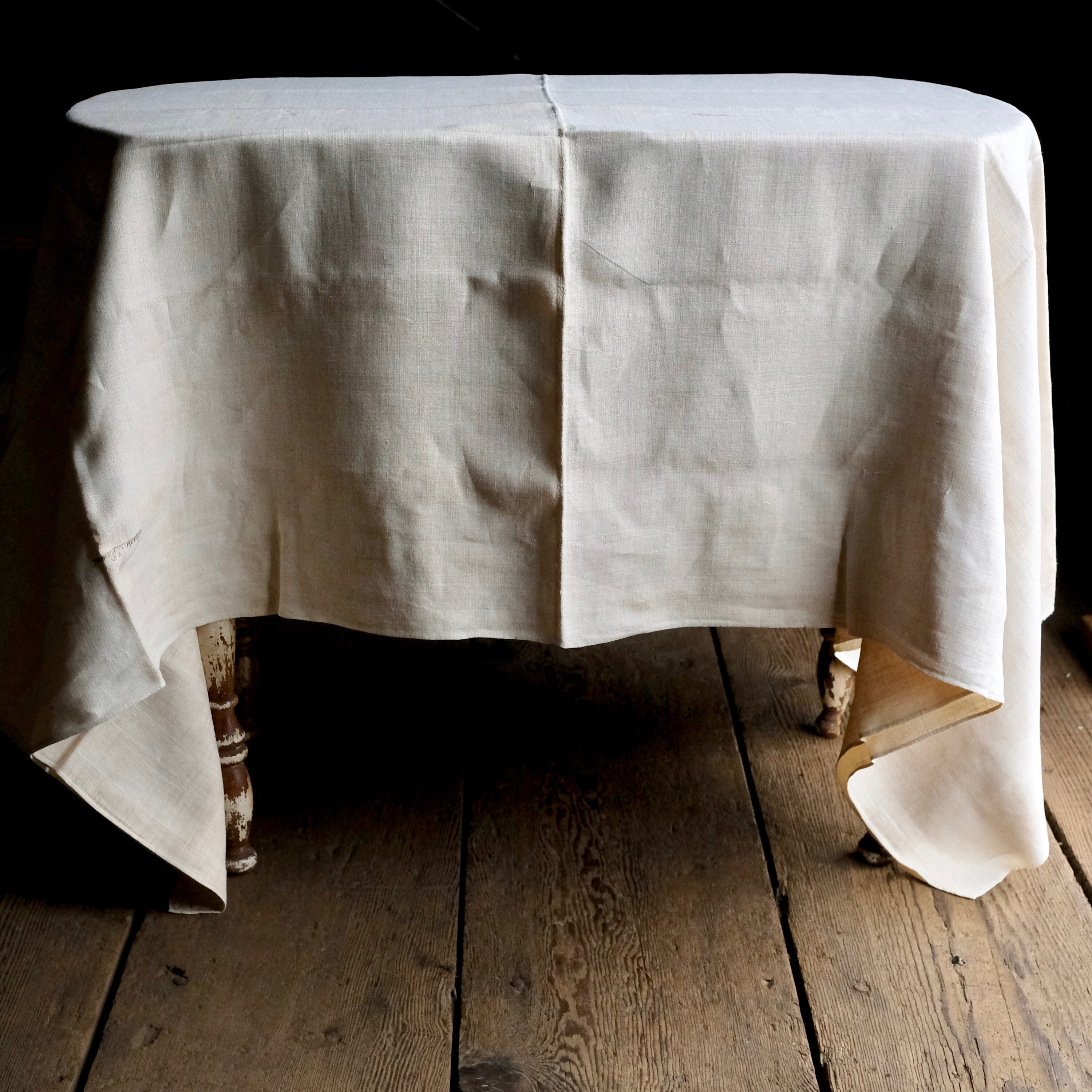 Antique 19th Century Linen Sheet or Tablecloth with Provenance Etsy