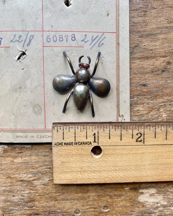 New Old Stock Insect Bug Brooch - image 6