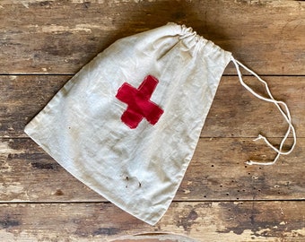 1910s Red Cross Ditty Bag
