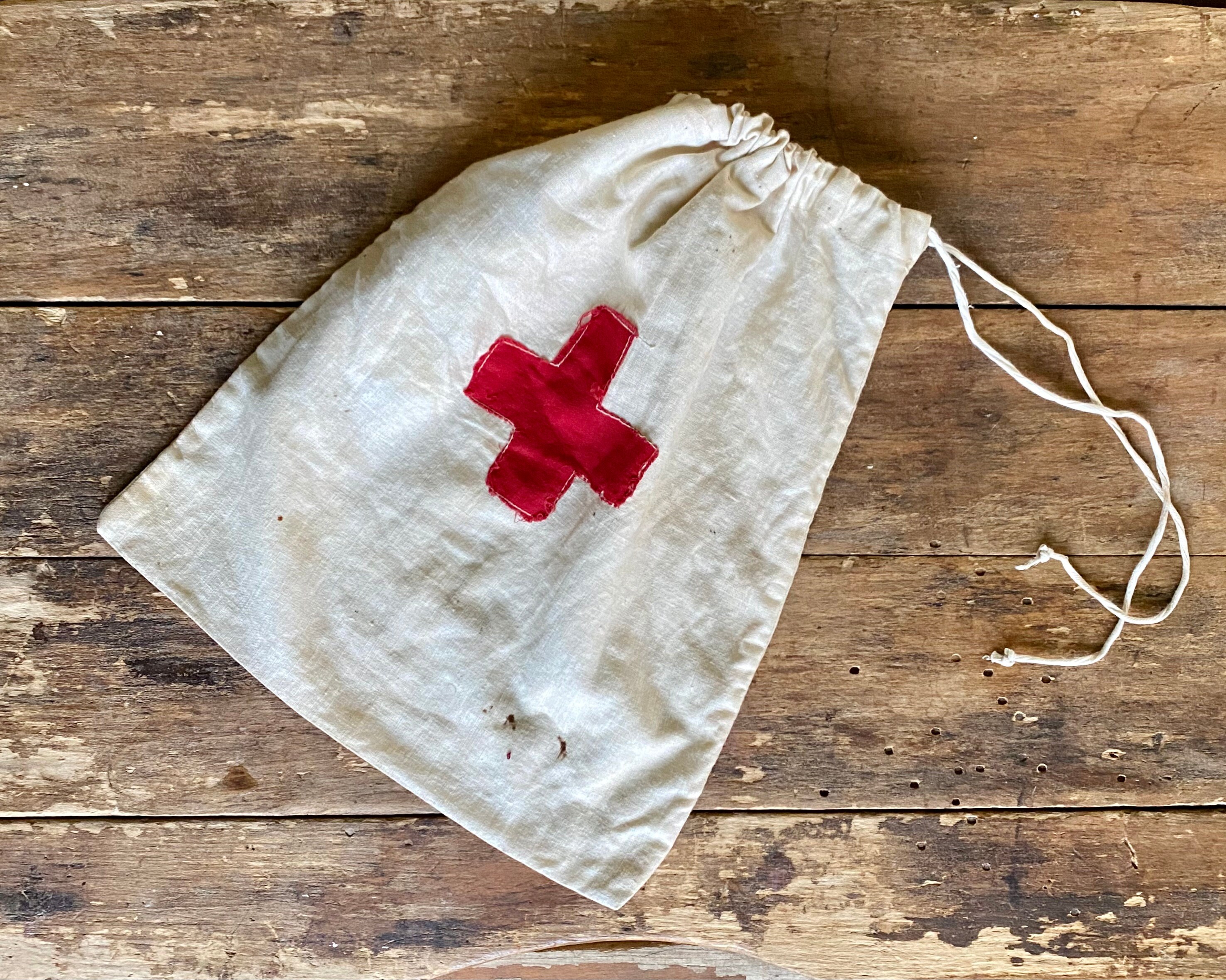 1910s Red Cross Ditty Bag
