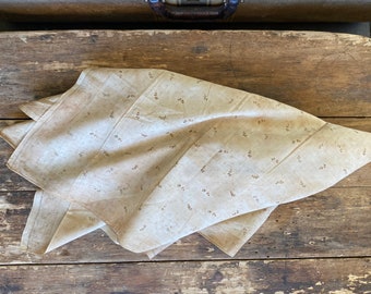 Early American Printed Kerchief