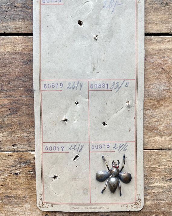 New Old Stock Insect Bug Brooch - image 7
