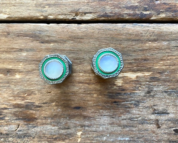 1910s Snap Link Cuff Links - image 3