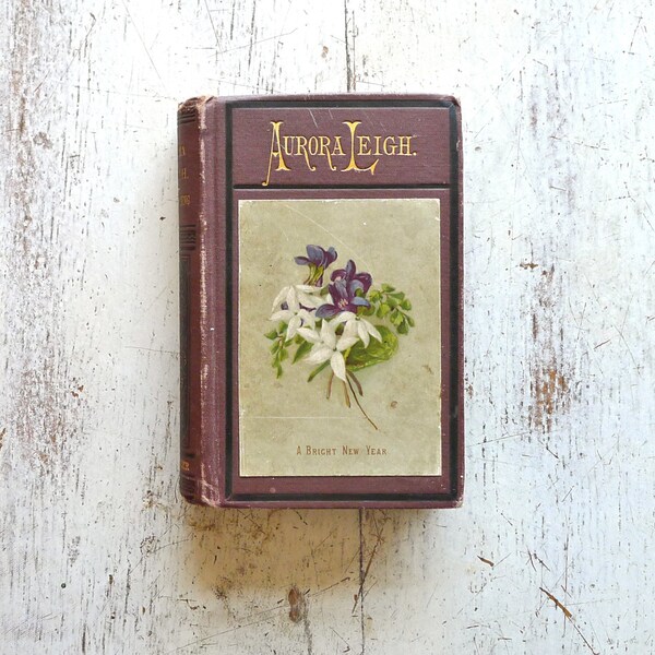 Antiquarian Book Aurora Leigh and Other Poems Elizabeth Barrett Browning