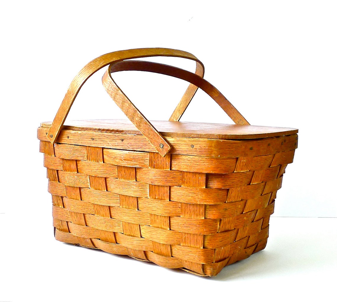 Peterboro Basket Company Picnic Hamper Etsy